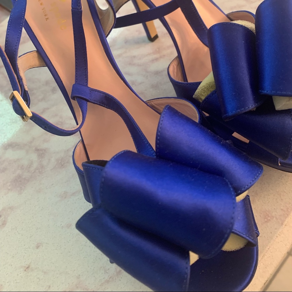 Blue Kate Spade shoes. Wore 1 time.